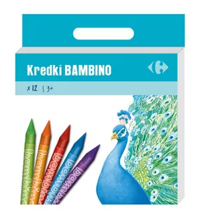 Kredki BAMBINO 12-kol. w pud. kart. CARREFOUR - Przybory szkolne - miniaturka - grafika 1