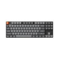 Klawiatury - Keychron K1 MAX niskoprofilowa bezprzewodowa klawiatura mechaniczna z podświetleniem RGB Gateron Hot-Swap Red Switch - Czarna (Black) - miniaturka - grafika 1