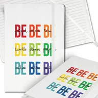 Notesy i bloczki - Notes Biały A5 Bullet Journal BE GRATEFUL Wzory - miniaturka - grafika 1