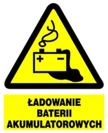 Akcesoria BHP - Zoo-55 Znak Bhp Ładowanie Baterii Akumulatorowych - miniaturka - grafika 1