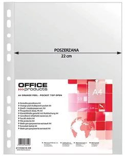 OFFICE PRODUCTS Koszulki A4 MAXI grosz. op.50 - Koszulki na dokumenty - miniaturka - grafika 2