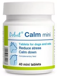 Dolfos Dolvit Calm mini 40tab 19037-uniw - Suplementy i witaminy dla psów - miniaturka - grafika 1
