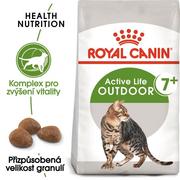 Sucha karma dla kotów - Royal Canin Outdoor +7 0,4 kg - miniaturka - grafika 1