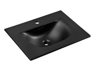 Umywalki - Umywalka meblowa Comad Sky 60x46 cm prostokątna czarny mat - miniaturka - grafika 1