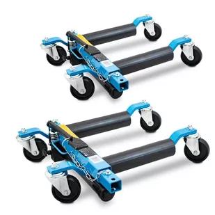 Zestaw Wózków Manewrowych Do 680kg/szt 2 Szt Z Podnośnikiem Hydraulicznym Bituxx - Taczki - miniaturka - grafika 1