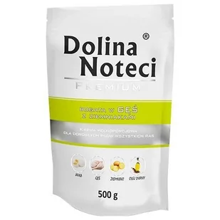 Dolina Noteci Premium Bogata W Gęś I Ziemniaki Saszetka 500G X 10Szt - Mokra karma dla psów - miniaturka - grafika 1