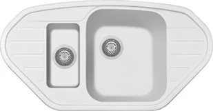 Zlew PLADOS CORTINA MLECZNY (white 58) (SP098158) - Zlewozmywaki - miniaturka - grafika 1