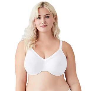Wacoal Damski biustonosz z fiszbinami Perfect Primer Full Coverage, biały, 85L - Biustonosze - miniaturka - grafika 1