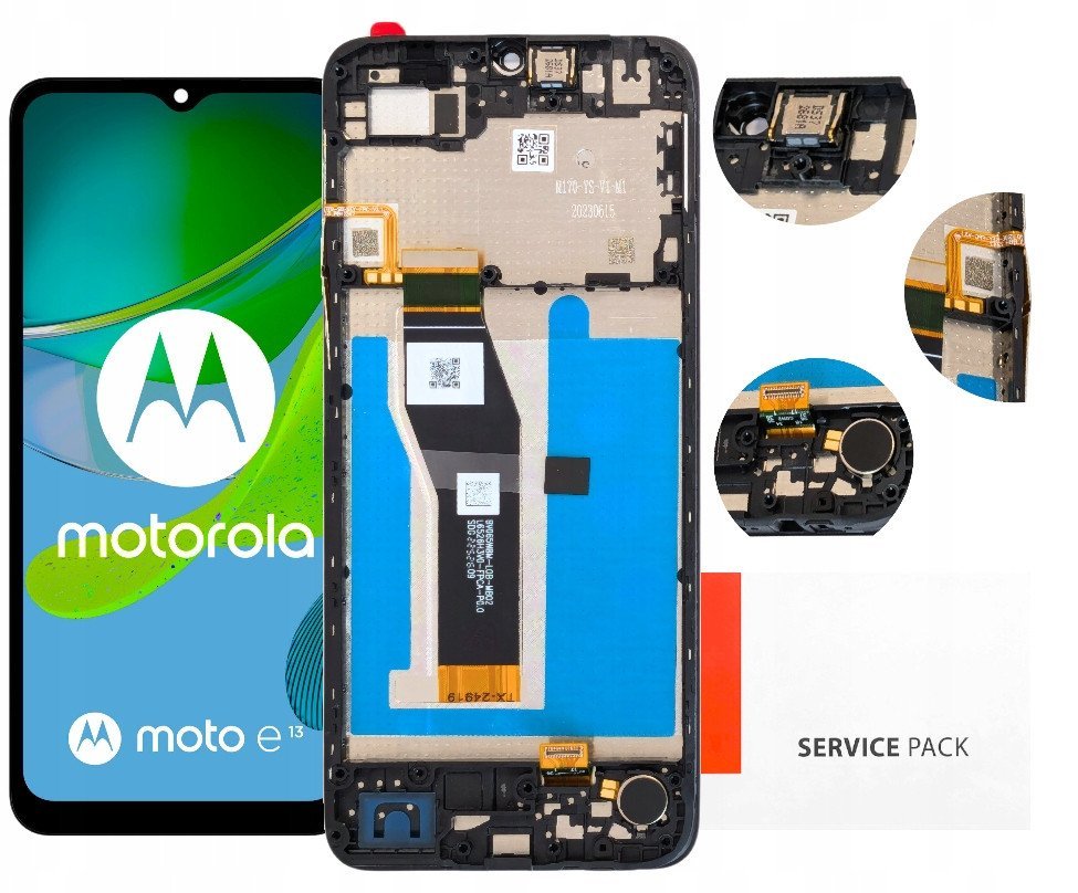 Wyświetlacz do Motorola Moto E13 Ekran LCD Ramka Oryginał Zila XT2345-3 5904858380626