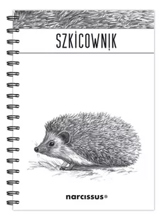 Szkicownik B5 60k na spirali Jeż - Przybory szkolne - miniaturka - grafika 1