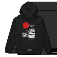 Odzież do sportów motorowych - Bluza z kapturem Mitsubishi Lancer Evo X czarna-XS - miniaturka - grafika 1