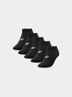 Skarpetki damskie - 4F Skarpetki krótkie (5-pack) damskie - czarne 39-42 - miniaturka - grafika 1