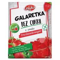Budyń - Celiko Galaretka truskawkowa bez cukru - 14g 01346 - miniaturka - grafika 1