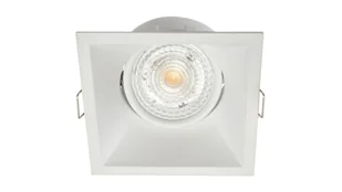 Oprawa sufitowa wpuszczana kwadrat TORINO biała matowa (stop aluminium ) LUX05436 - Lampy sufitowe - miniaturka - grafika 1