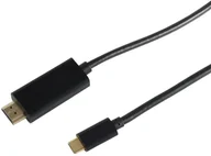 Kable - Kabel ShiverPeaks USB Type-C - HDMI 1.8 m Black (10-56185) - miniaturka - grafika 1