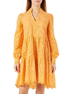 YAS Damska sukienka Yasholi Ls Dress S. Noos, Mock Orange, M - Sukienki - miniaturka - grafika 1