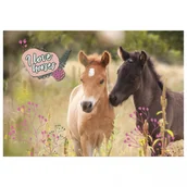 Przyborniki na biurko - PODKŁAD OKLEJANY KONIE 24 - miniaturka - grafika 1