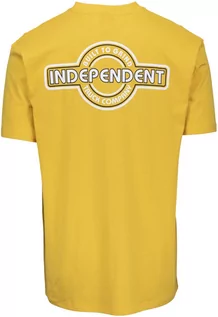 Koszulki męskie - t-shirt męski INDEPENDENT BTG BAUHAUS TEE Gold - grafika 1