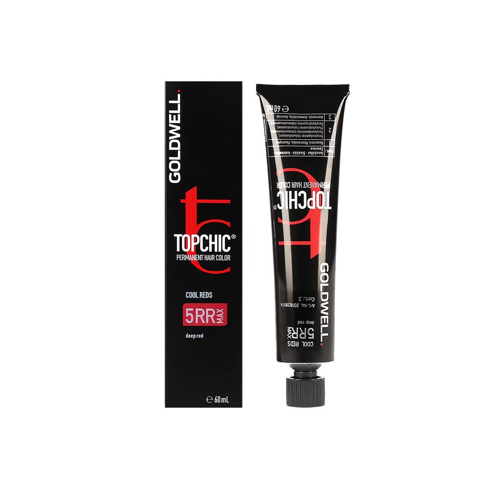 Goldwell Topchic, farba do włosów 5RR Deep Red, 60 ml