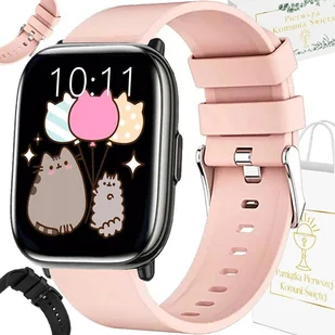 Rubicon RNCF31 Różowy, czarny - Smartwatch - miniaturka - grafika 1