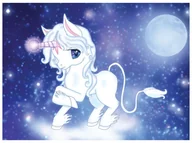 Ciasta i półprodukty do ciast - Dekoracyjny opłatek tortowy Jednorożec - A4 - miniaturka - grafika 1