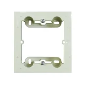 Wyłączniki światła i elektryczne - Kontakt Simon Puszka pojedyncza SIMON54 kremowy - miniaturka - grafika 1