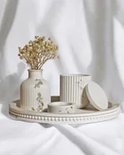 Świece - Zestaw Royal Elegance - 4 elementy - Świeca Perfumowana 140 ml - Zapach inspirowany perfumami Bottega - miniaturka - grafika 1