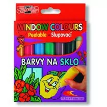 Koh-I-Noor Farby witrażowe 10,5ml 5 kolorów + 2 kontury - Przybory szkolne - miniaturka - grafika 2