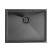 Zlewozmywaki - QUADRON Zlewozmywak ANTHONY grafitowy MF5444PVDBST1_I - miniaturka - grafika 1