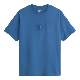 T-shirt Męski VANS Blocked Box Loose SS True Navy VN000RAP5TU1 S - Koszulki męskie - miniaturka - grafika 1