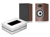 Zestawy stereo - Bluesound POWERNODE (biały) + 707 S3 (mokka) - miniaturka - grafika 1