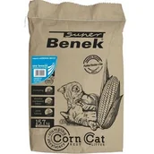 Żwirek dla kotów - Certech Certech Super Benek Corn Cat Morska Bryza 25L - miniaturka - grafika 1