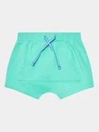 Spodenki damskie - United Colors Of Benetton Szorty materiałowe 3BL0A9006 Turkusowy Regular Fit - miniaturka - grafika 1