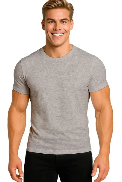 T-shirt Męski Koszulka Męska Bawełniana S Podkoszulek Sportowa Jakość