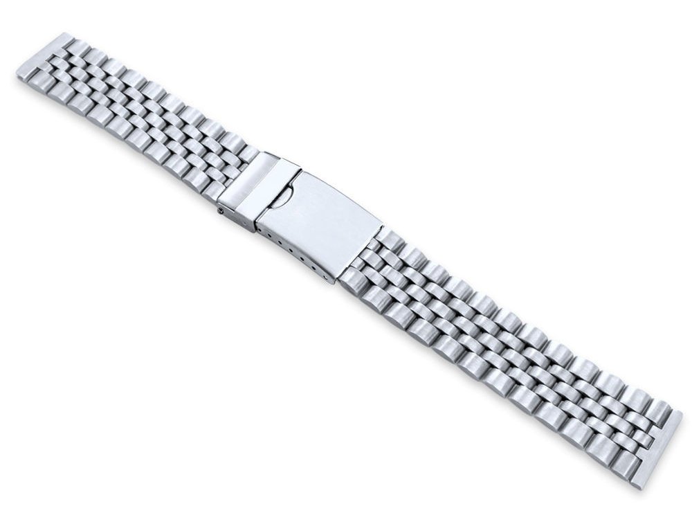 Bransoleta stalowa do zegarka 22 mm Lavvu LS2CS22 srebrna zwężana o 4 mm