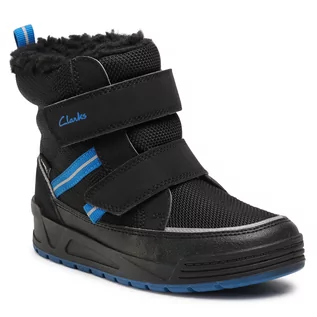 Śniegowce damskie - Clarks Śniegowce Jumper Jump K 261535797 Black - grafika 1