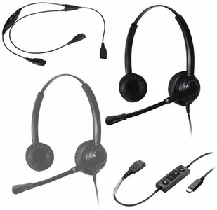 Zestaw szkoleniowy PRO do komputera USB-C z słuchawkami na dwoje uszu - Sprzęt konferencyjny i radiowęzłowy - miniaturka - grafika 1