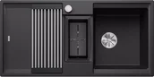 Zlewozmywaki - Zlewozmywak Silgranit BLANCO Adira 6 S Czarny 527601 - miniaturka - grafika 1