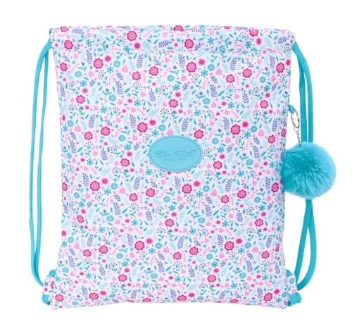 BLACKFIT8 COOL duży plecak z płaskim workiem, idealny dla dzieci w różnym wieku, wygodny i wszechstronny, jakość i wytrzymałość, 35 x 40 cm, Biały, M, Casual