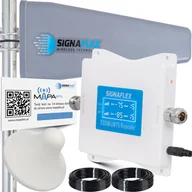Inne akcesoria audio-wideo - System przekazu sygnału AV Signaflex Zestaw Wzmacniacz Egsm/Umts White Ls-Egw1 + T2 23Dbi 15M + 1X Grzybek - miniaturka - grafika 1