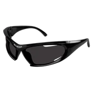 Okulary przeciwsłoneczne - Okulary przeciwsłoneczne Balenciaga BB0318S 001 - miniaturka - grafika 1