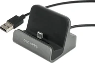 Kable USB - Kabel USB 4smarts 4smarts USB Type-C Charging Station VoltDock 10W grey - 4S462240 - miniaturka - grafika 1
