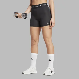 Spodenki fitness damskie ADIDAS - Spodnie sportowe damskie - miniaturka - grafika 1