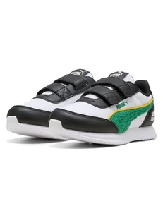 Puma Sneakersy "R78 Lightwind Super Puma" w kolorze biało-czarno-zielonym - Buty dla chłopców Puma Sneakersy "R78 Lightwind Super Puma" w kolorze biało-czarno-zielonym - Buty dla chłopców - miniaturka - grafika 1