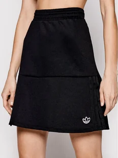 adidas Spódnica dresowa GN3144 Czarny Standard Fit - Spódnice - miniaturka - grafika 1