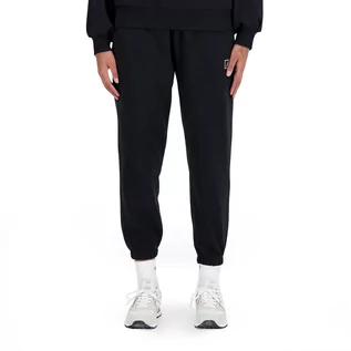 Spodnie sportowe damskie - Spodnie New Balance WP33508BK - czarne - grafika 1
