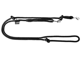 CHABA Smycz linka regulowana - 10mm x 138/260cm czarna - Smycze dla psów - miniaturka - grafika 2