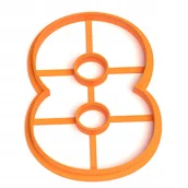 Formy do ciast - Foremka pierniczków Cyfra 8 Cyfry Cyferka Wykrawaczka - miniaturka - grafika 1