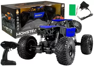 Import LEANToys Auto Zdalnie Sterowane Monster Truck na resorach - Zabawki zdalnie sterowane - miniaturka - grafika 1