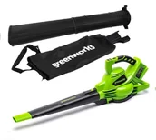 Dmuchawy i odkurzacze do liści - 2x24 V dmuchawa/odkurzacz Greenworks GD24X2BV - miniaturka - grafika 1